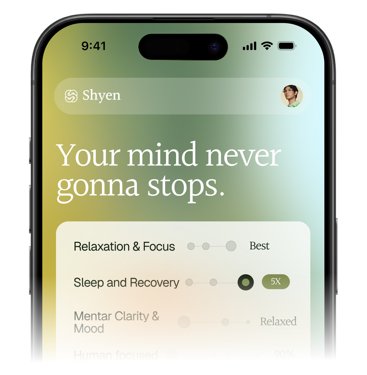 Shyen mobile app